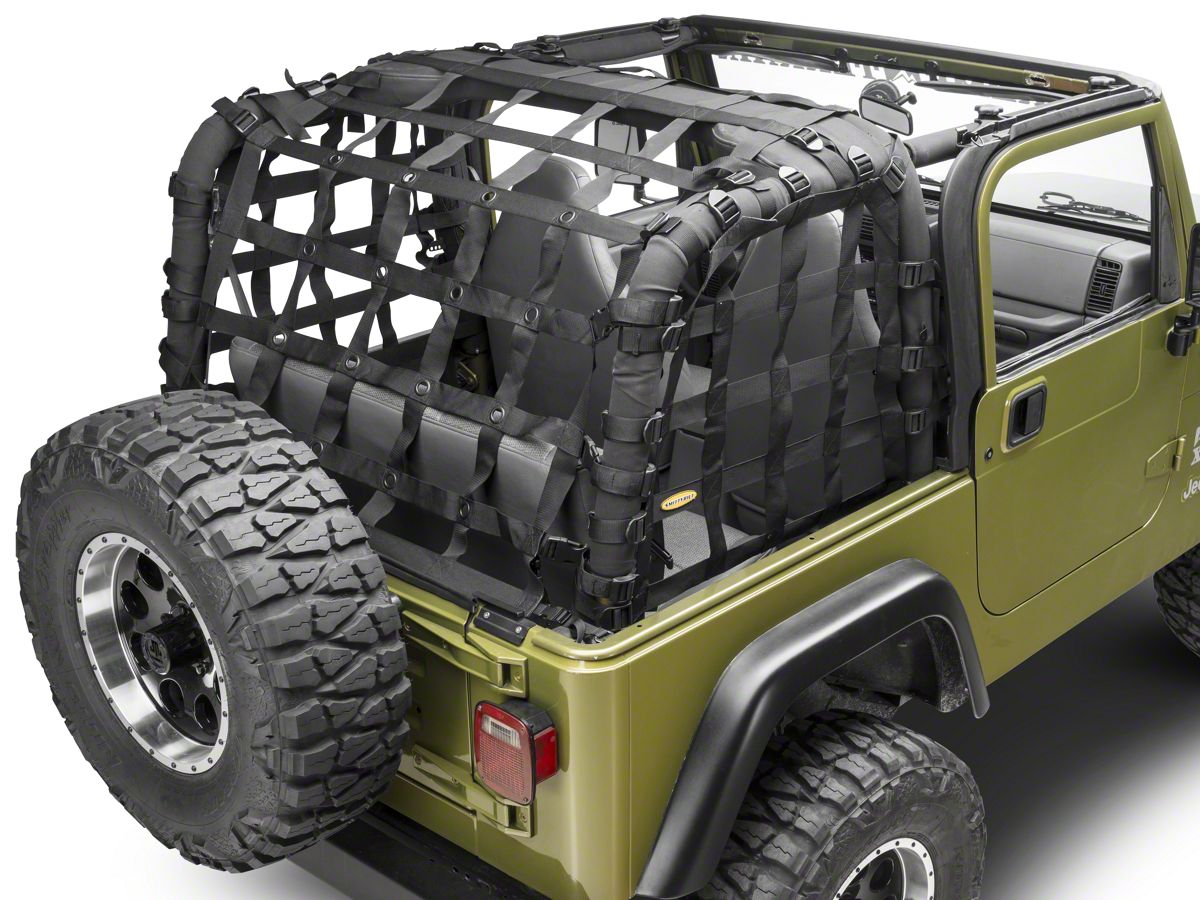 Smittybilt Jeep Wrangler C-RES2 Cargo Restraint System 561135 (97-06 Jeep  Wrangler TJ, Excluding Unlimited)