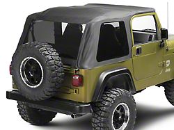 Smittybilt Bowless Combo Soft Top with Tinted Windows (97-06 Jeep Wrangler TJ, Excluding Unlimited)