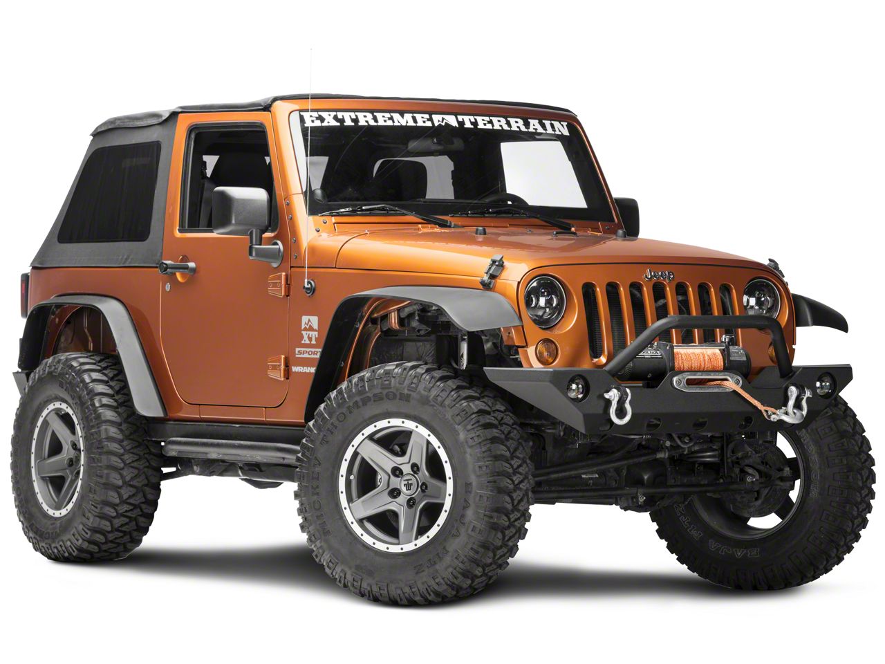 Smittybilt Jeep Wrangler Bowless Combo Soft Top with Tinted