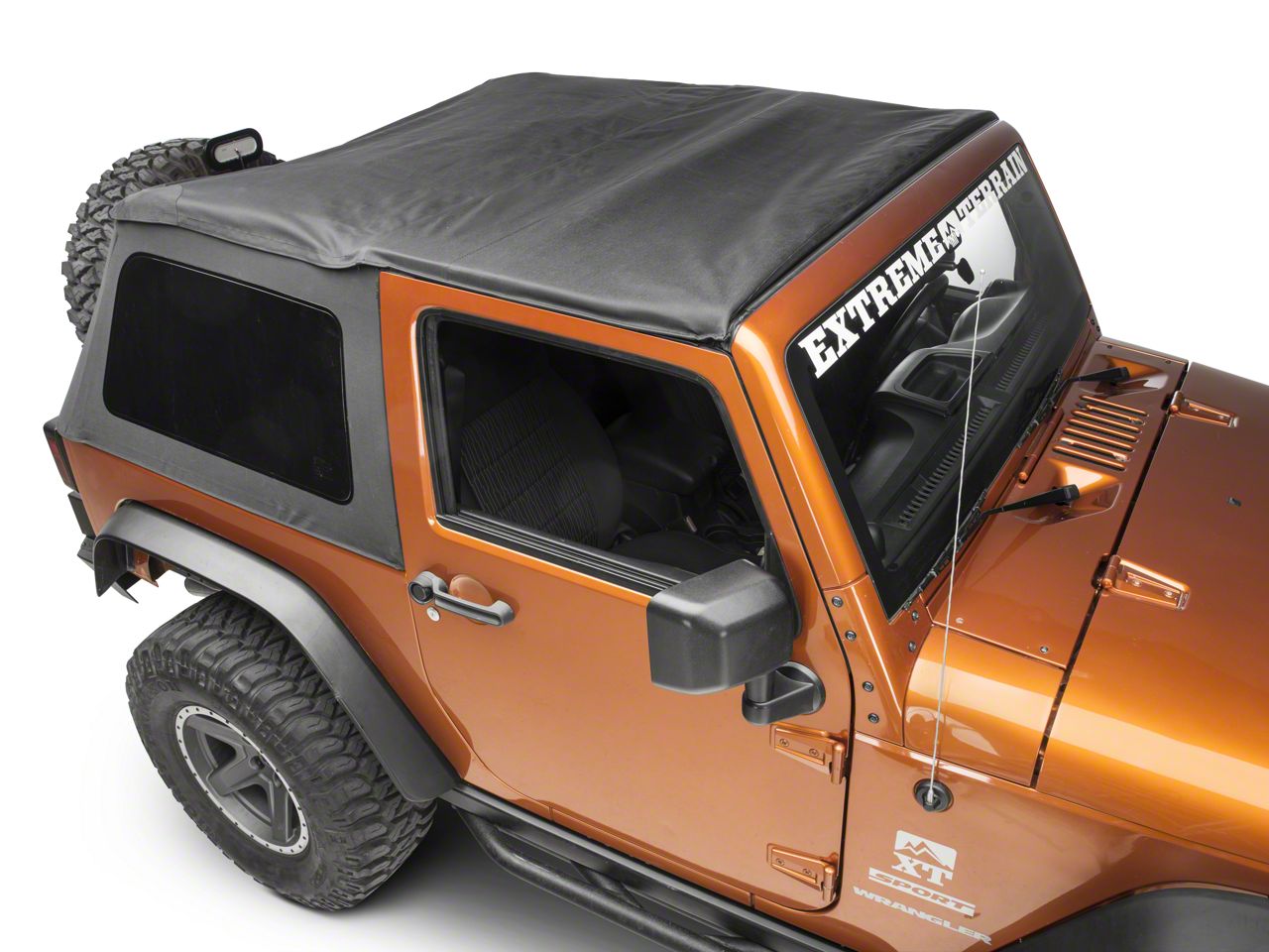 Smittybilt Jeep Wrangler Bowless Combo Soft Top with Tinted