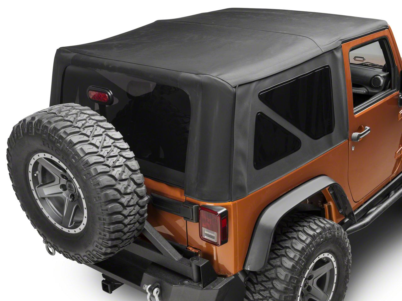 Smittybilt Premium Replacement Soft Top with Tinted Windows (07-18 Jeep  Wrangler JK 2-Door)