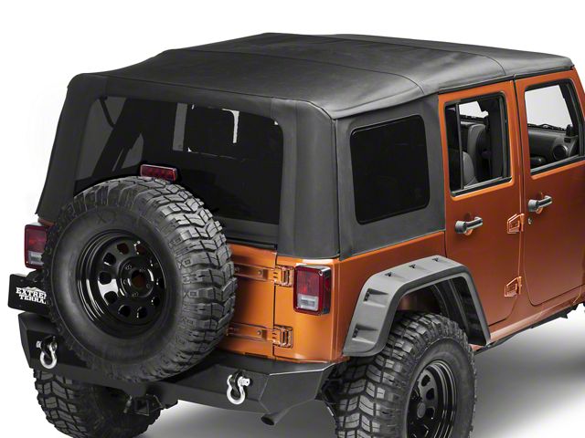 Smittybilt Premium Replacement Soft Top with Tinted Windows (07-18 Jeep Wrangler JK 4-Door)