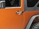Rugged Ridge Elite Door Handle Inserts; Contrast Tread (07-18 Jeep Wrangler JK)
