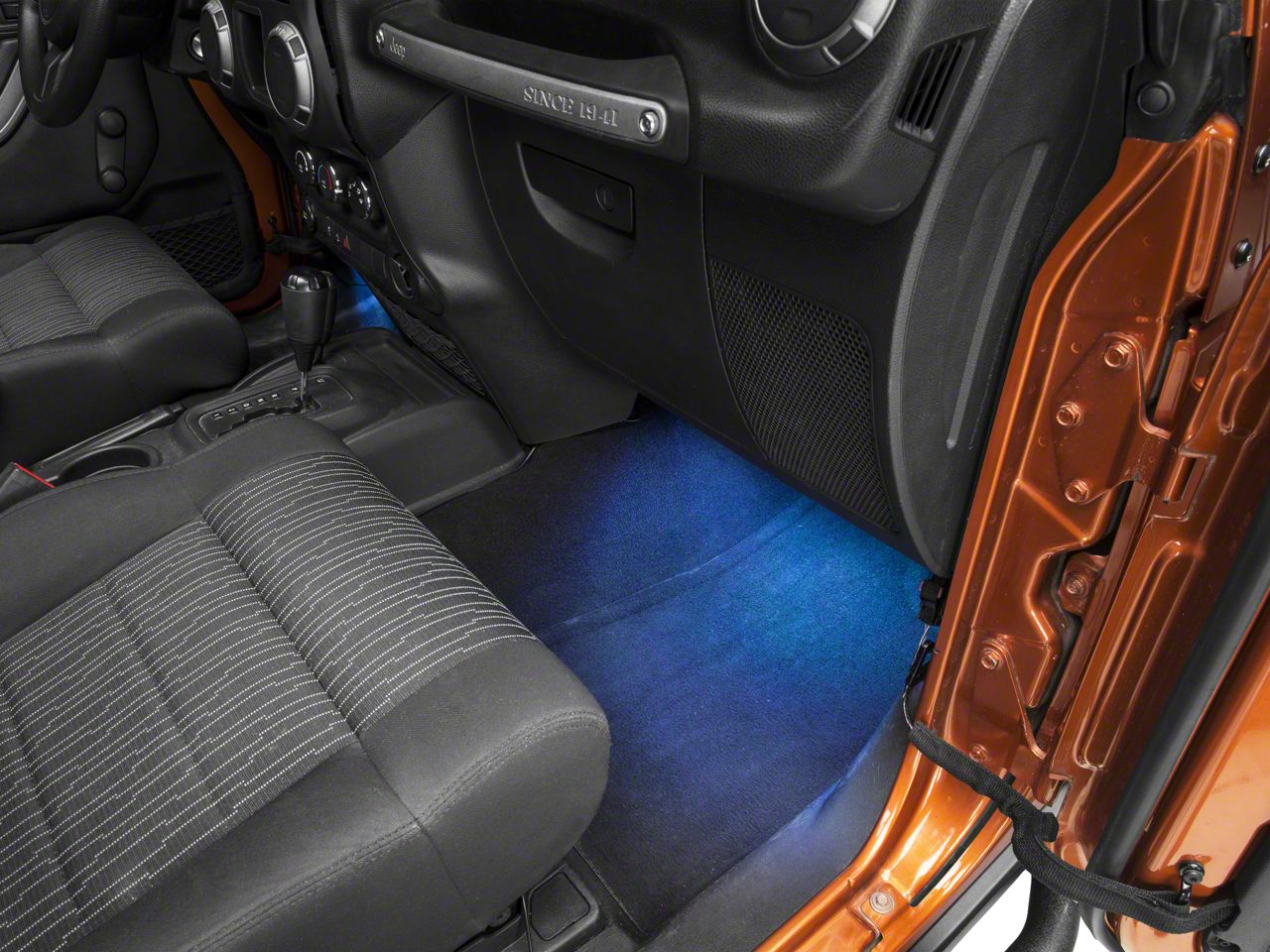  Rugged Ridge Jeep Wrangler Luz interior LED de cortesía.  (