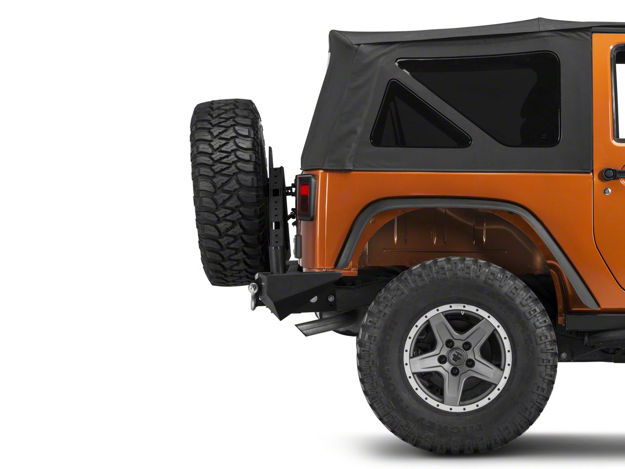 DV8 Offroad Jeep Wrangler TC-6 Easy Open Tire Carrier for RS-10