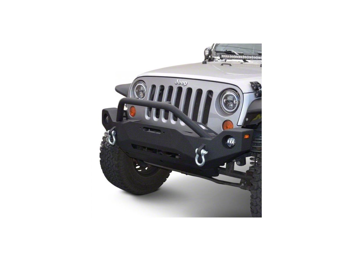 DV8 Offroad Jeep Wrangler FS-19 Hammer Forged Front Bumper FBSHTB-19 (18-23 Jeep  Wrangler JL) - Free Shipping