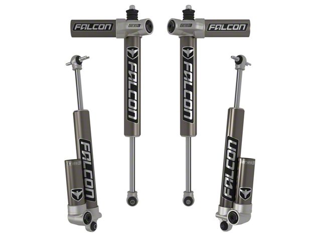 Falcon Shocks 3.1 Sport Piggyback Front and Rear Shocks for 5 to 6-Inch Lift (07-18 Jeep Wrangler JK)