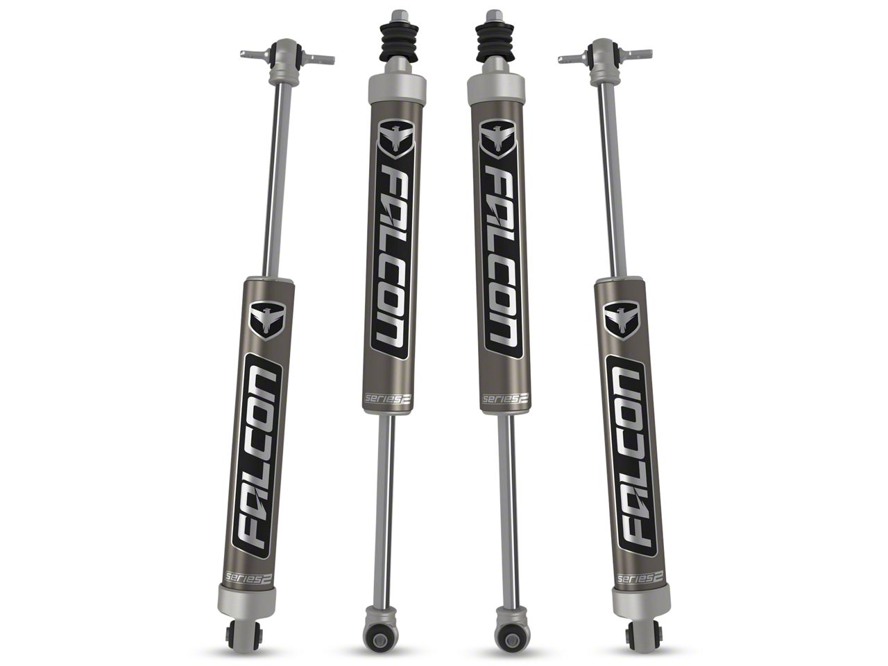 Falcon Shocks Jeep Wrangler 2.1 Monotube Front and Rear Shocks for 