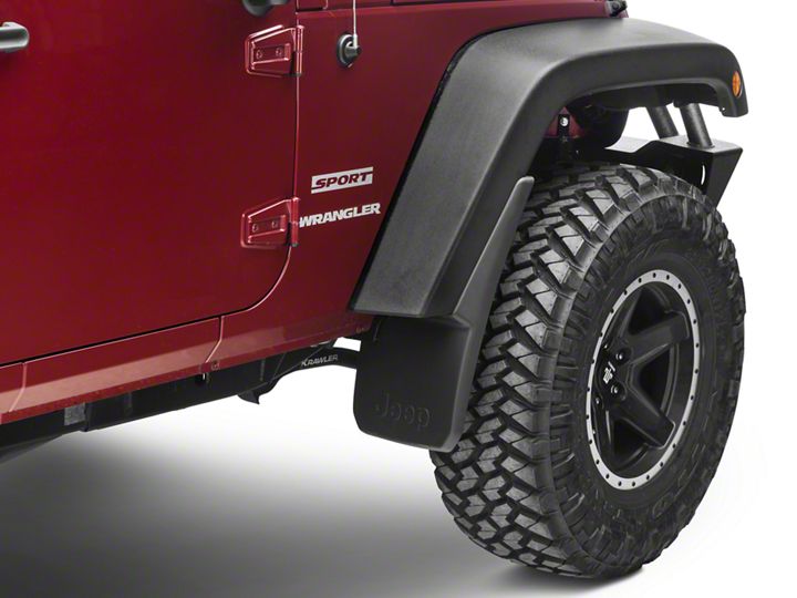 How to Install Mopar Front Deluxe Molded Splash Guards w/ Jeep Logo on
