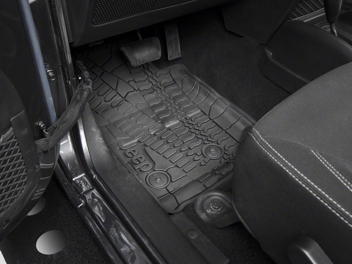 Mopar Jeep Wrangler Slush All Weather Front Rear Floor Mats W