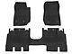 Mopar Slush All-Weather Front and Rear Floor Mats with Jeep Logo; Black (14-18 Jeep Wrangler JK 4-Door)