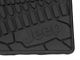 Mopar Slush All-Weather Front Floor Mats with Jeep Logo; Dark Slate Gray (07-13 Jeep Wrangler JK)