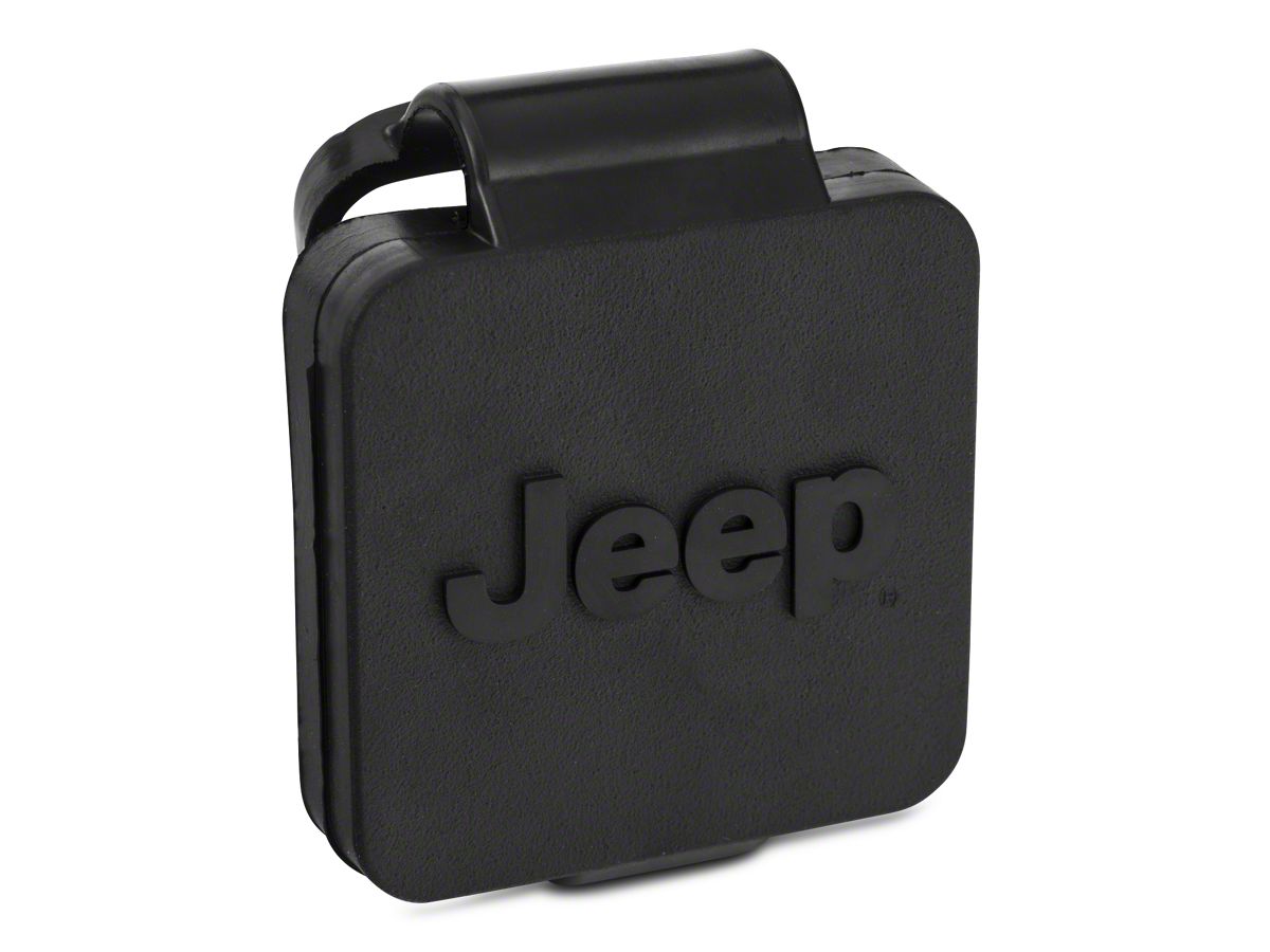 Mopar Jeep Wrangler 2-Inch Hitch Receiver Plug with Jeep Logo 82208453AB  (66-23 Jeep CJ5, CJ7, Wrangler YJ, TJ, JK & JL) - Free Shipping