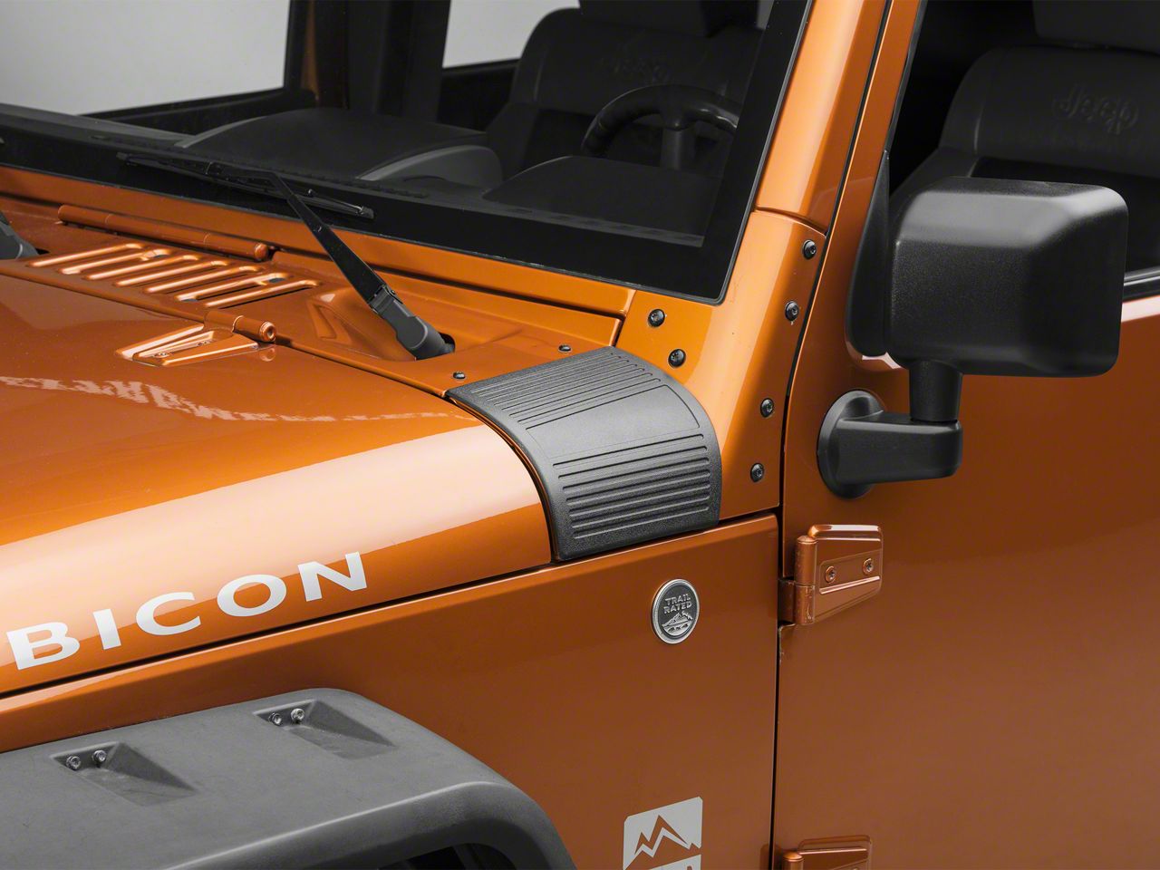 RedRock Jeep Wrangler Body Armor Cowl Guards; Black J106933 (07-18 Jeep Wrangler  JK) Free Shipping