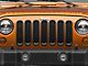 RedRock Honeycomb Grille Inserts; Matte Black (07-18 Jeep Wrangler JK)