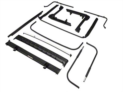 Bestop OE Style Soft Top Replacement Bow and Frame Kit (07-18 Jeep Wrangler JK 2-Door)