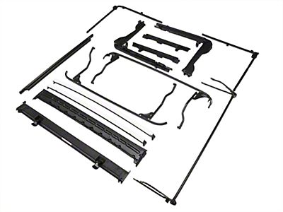 Bestop Jeep Wrangler OE Style Soft Top Replacement Bow and Frame Kit  55001-01 (07-09 Jeep Wrangler JK 4-Door w/ Bestop Supertop NX; 10-18 Jeep  Wrangler JK 4-Door w/ Factory Soft Top or