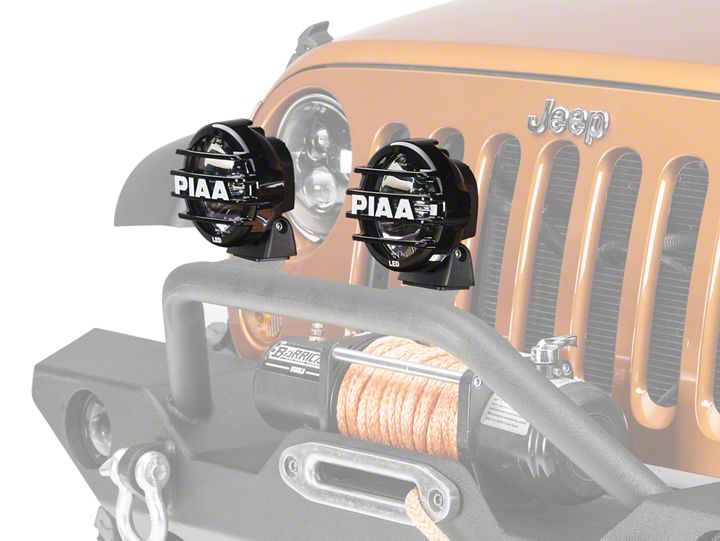 How to Install PIAA LP550 5 in. Round LED Light Driving Beam on your