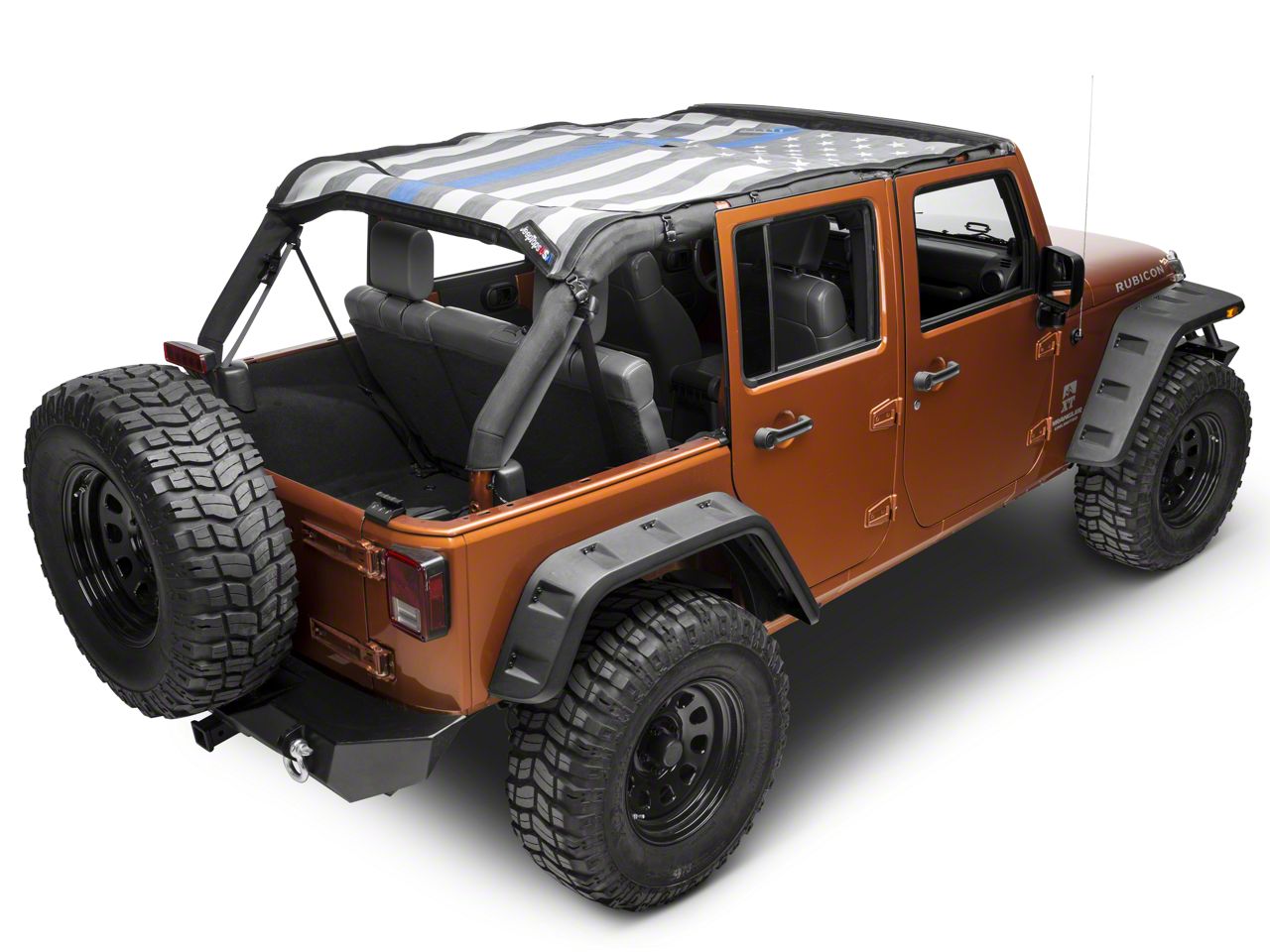 Jtopsusa Jeep Wrangler Safari Mesh Top Thin Blue Line Jku Saf