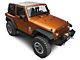 JTopsUSA Safari Mesh Top; Shiny Gray (07-18 Jeep Wrangler JK 2-Door)