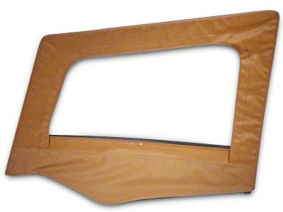 Smittybilt Soft Top Upper Door Skin with Frame; Denim Spice (87-95 Jeep Wrangler YJ)