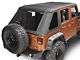 Smittybilt Bowless Protek Combo Soft Top with Tinted Windows; Black Diamond (07-18 Jeep Wrangler JK 4-Door)