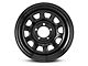 Pro Comp Wheels Steel Series 51 District Gloss Black Wheel; 15x8 (84-01 Jeep Cherokee XJ)