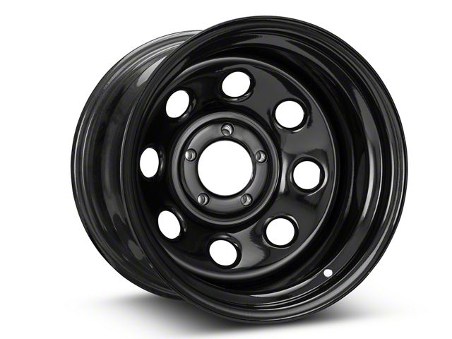 Pro Comp Wheels Steel Series 97 Rock Crawler Gloss Black Wheel; 15x10 (84-01 Jeep Cherokee XJ)