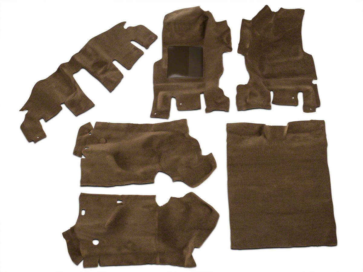 Opr Complete Molded Replacement Carpet Dark Saddle 97 02 Jeep Wrangler Tj