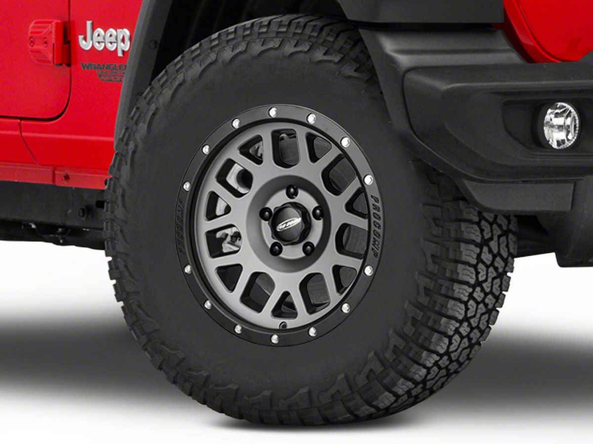 Pro Comp Wheels Jeep Wrangler Vertigo Matte Graphite Wheel; 17x9 2640-7973  (18-23 Jeep Wrangler JL) - Free Shipping