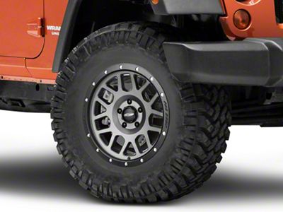 Pro Comp Wheels Vertigo Matte Graphite Wheel; 17x9 (07-18 Jeep Wrangler JK)