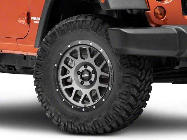 Pro Comp Wheels Vertigo Matte Graphite Wheel; 18x9 (07-18 Jeep Wrangler JK)