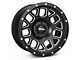 Pro Comp Wheels Vertigo Satin Black Milled Wheel; 17x9 (07-18 Jeep Wrangler JK)