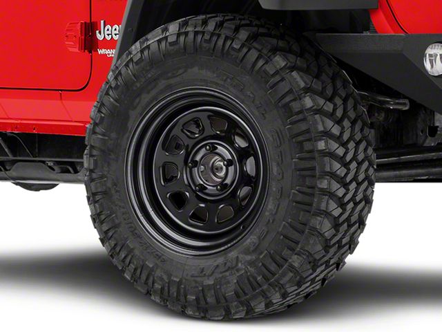 Pro Comp Steel Wheels District Gloss Black Wheel; 17x9 (18-24 Jeep Wrangler JL)