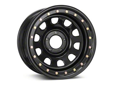 Pro Comp Wheels Steel Series 252 Street Lock Gloss Black Wheel; 16x8 (84-01 Jeep Cherokee XJ)