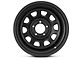 Pro Comp Wheels Steel Series 51 District Flat Black Wheel; 15x10 (84-01 Jeep Cherokee XJ)