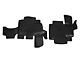 Profile Front and Second Row Floor Liners; Black (07-18 Jeep Wrangler JK 4-Door)