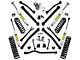 SuperLift 4-Inch Suspension Lift Kit with Reflex Control Arms and Shocks (07-18 Jeep Wrangler JK 4-Door)