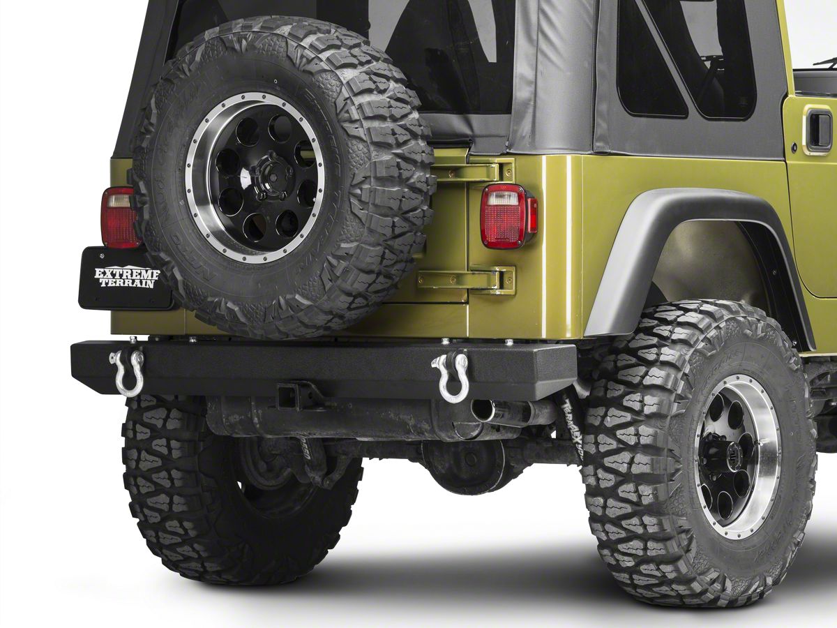 Arriba 58+ imagen jeep wrangler tj rear bumper