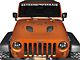 Smittybilt SRC Stingray Vented Hood; Unpainted (07-18 Jeep Wrangler JK)