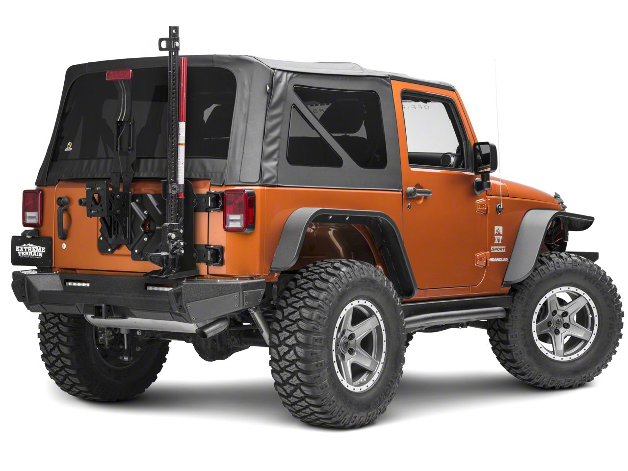 Smittybilt Jeep Wrangler Trail Jack Mount for Smittybilt Pivot HD Tire  Carrier 2844 (07-18 Jeep Wrangler JK w/ Smittybilt Pivot HD Tire Carrier) -  Free Shipping