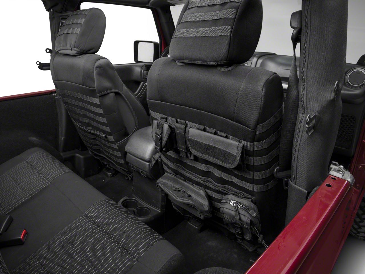 Smittybilt Jeep Wrangler .R Custom Fit Front Seat Covers J107380  (07-18 Jeep Wrangler JK)