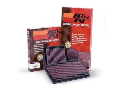 K&N Drop-In Replacement Air Filter (97-06 2.5L or 4.0L Jeep Wrangler TJ)