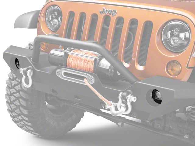 Rugged Ridge 3.50-Inch Round LED Lights with Windshield Mounting Brackets; Dual Beam (07-18 Jeep Wrangler JK)