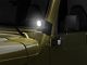 Rugged Ridge 3.50-Inch Round LED Lights with Windshield Mounting Brackets; Dual Beam (97-06 Jeep Wrangler TJ)