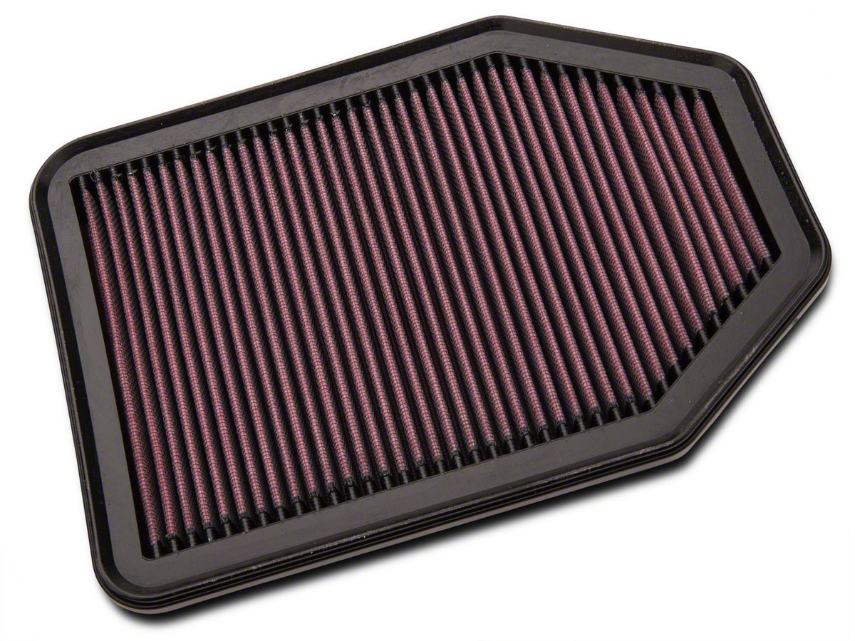K&N Jeep Wrangler Drop-In Replacement Air Filter 33-2364 (07-18  or   Jeep Wrangler JK)