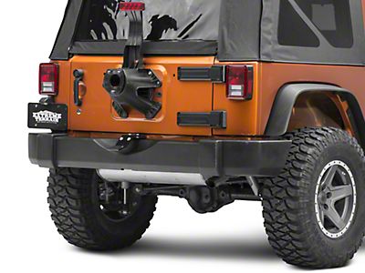 SkyJacker Jeep Wrangler Tailgate Saver Spare Tire Support Kit TGSJK1 (07-18  Jeep Wrangler JK)