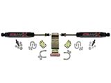 SkyJacker Black MAX Dual Steering Stabilizer Kit (07-18 Jeep Wrangler JK)