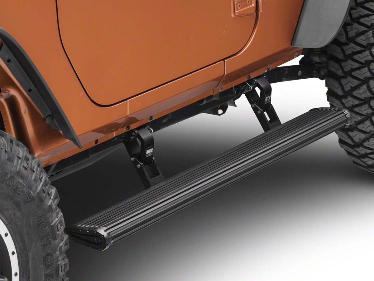 Amp Research Jeep Wrangler PowerStep Xtreme Running Boards 78121-01A (07-18 Jeep  Wrangler JK 2-Door) - Free Shipping