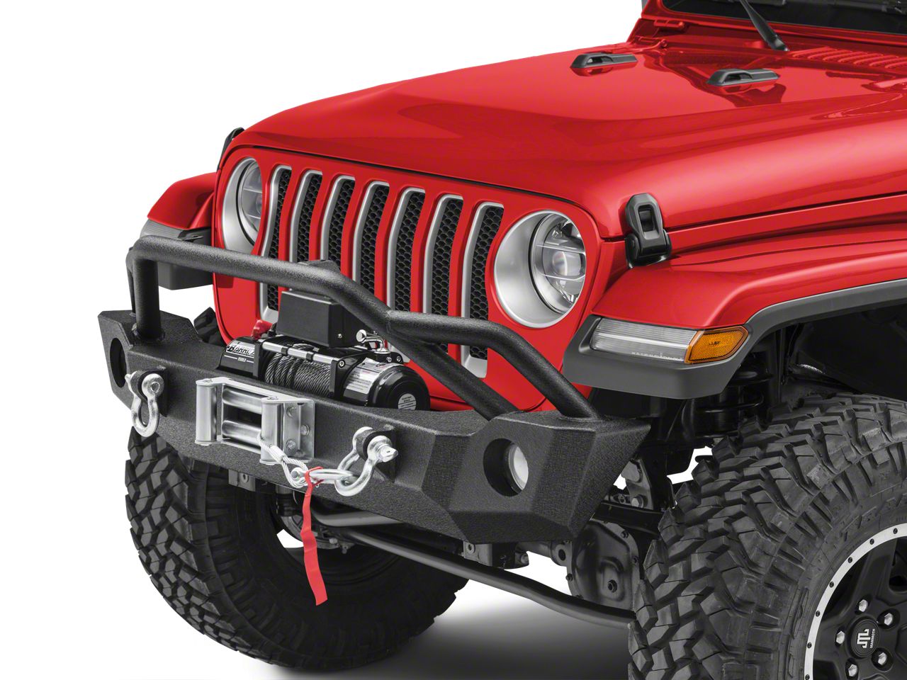 Barricade Jeep Wrangler Extreme HD Front Bumper with 9,500 lb. Winch ...